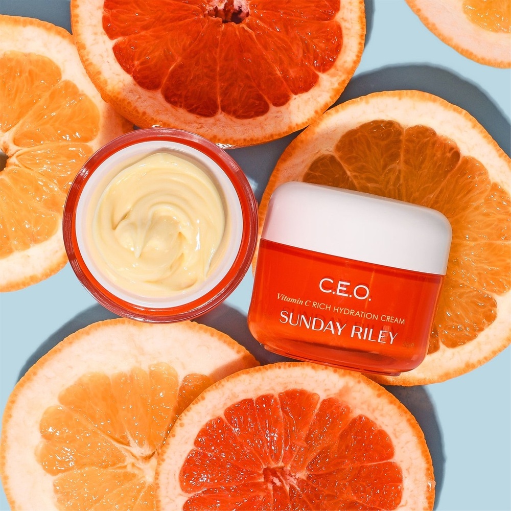 Sunday Riley CEO Afterglow Brightening Vitamin C Gel Cream 0.5oz/8g